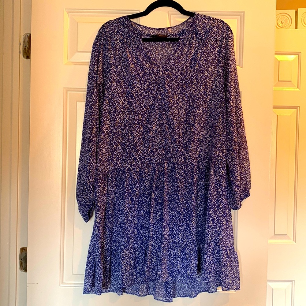Blue hippie-style dress